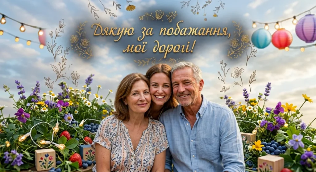 Молода жінка з батьками