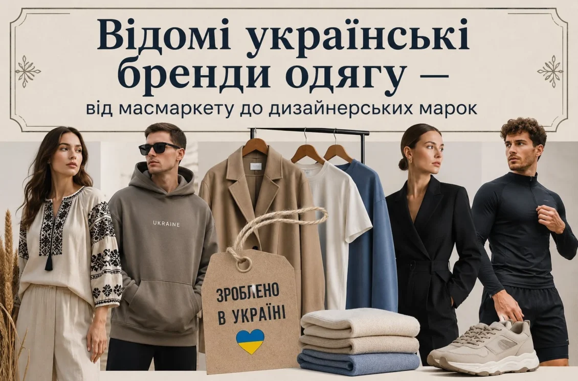 Які українські виробники сьогодні представляють країну у світі та активно поповнюють гардероби українців – докладний гайд
