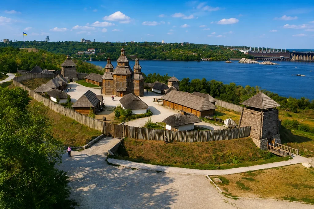 Запорізька Січ на острові Хортиця