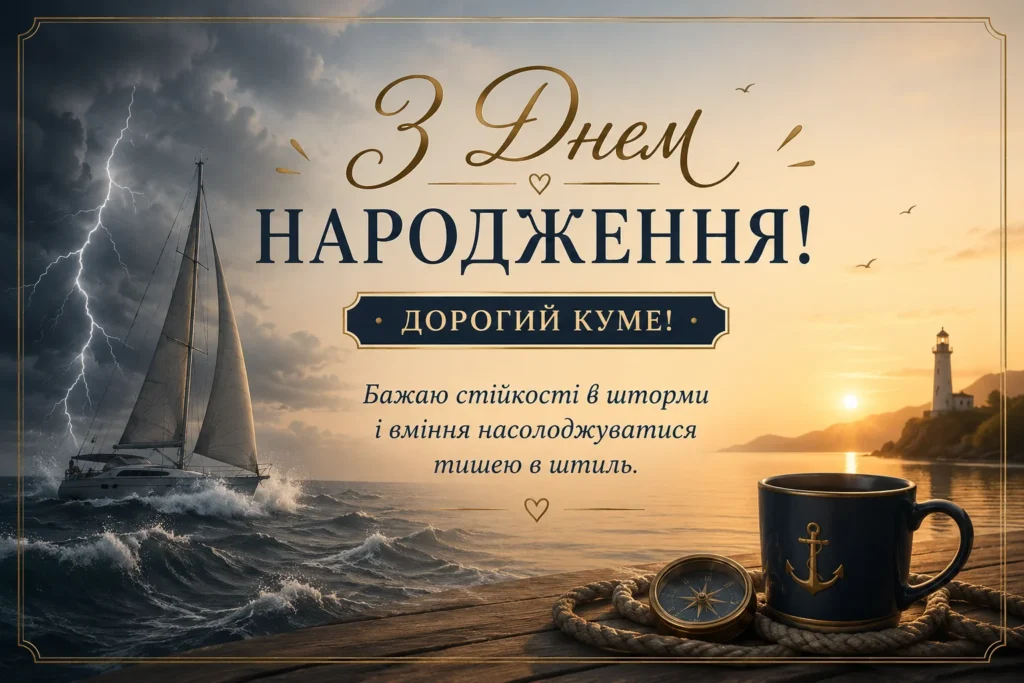 Здивуй кума влучним привітанням!